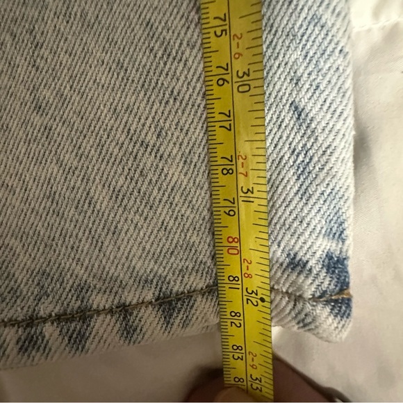 PacSun Blue and Pink Flare & Wide Leg Jeans with Artistic Floral Design - Picture 14 of 16